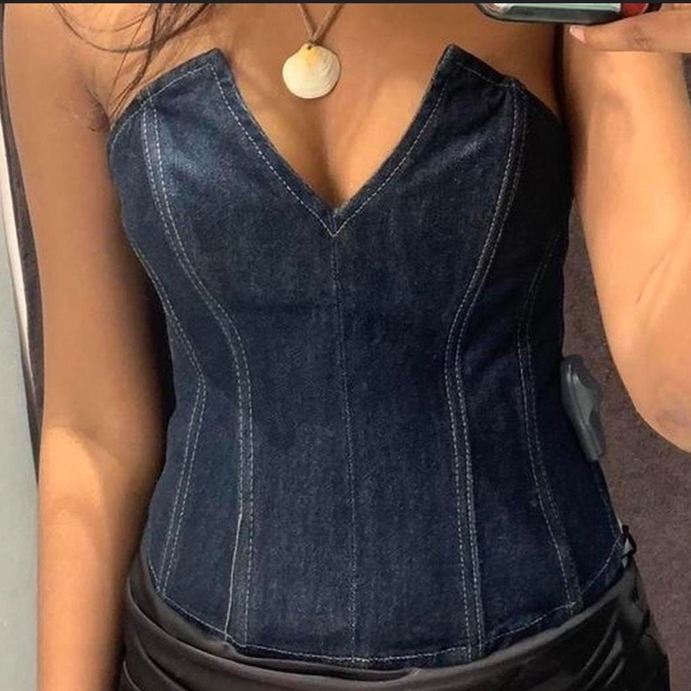 Denim Corset Zara